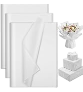 woric 80 Sheets White Tissue Paper Bulk for Gift Bags &amp; Crafts, 20" x 14" | FSC-Certified Tissue ...