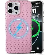 EYZUTAK Magnetic for iPhone 16 Pro Max Case Compatible with MagSafe, Fashion Cute Polka Dot Phone...