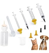 Pet Feeding Nipple, Pets Nursing Bottle, Milk Nursing Bottles Kits for Newborn Puppy &amp; Kitten, 1 ...