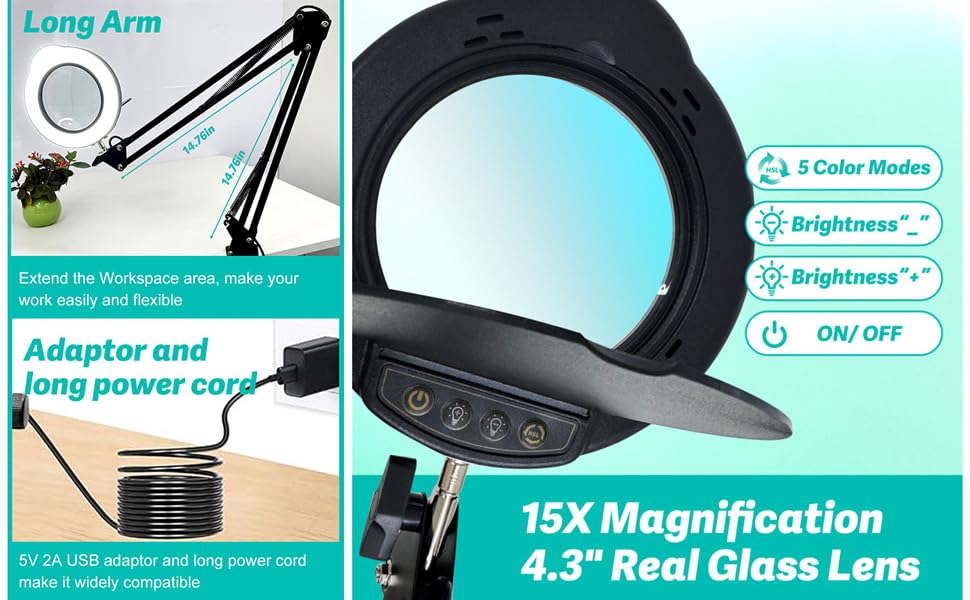 magnifying lamp