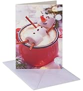 American Greetings Holiday Cards Boxed with Envelopes, Happy Moments, Marshmallow Man (12-Count)