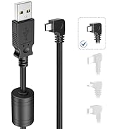 Gonifeto Dash Cam Power Cord,(10Ft Micro USB) Pure Copper Thicker Dashcam Charger Cable,90 Degree...