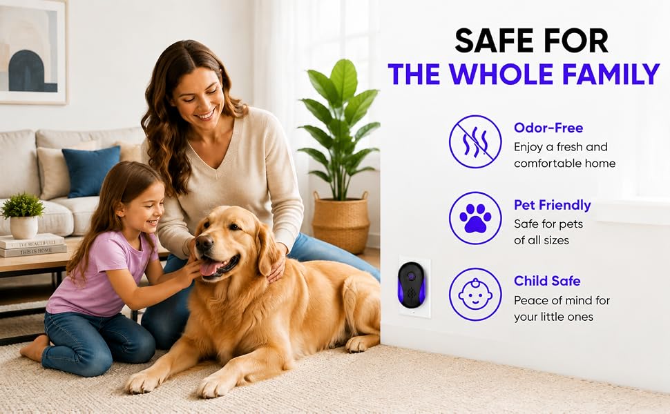 2026 Upgraded Ultrasonic Repellet 6 Packs, Indoor Ultrasonic and Repellent
