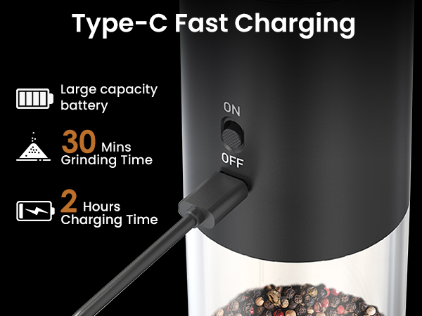 electric pepper and salt grinder gravity salt and pepper grinder auto salt and pepper grinder set