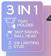 Projector Tripod Stand, Height Adjustable 27" to 62" &amp; Floor Projector Stand, Portable Laptop Sta...