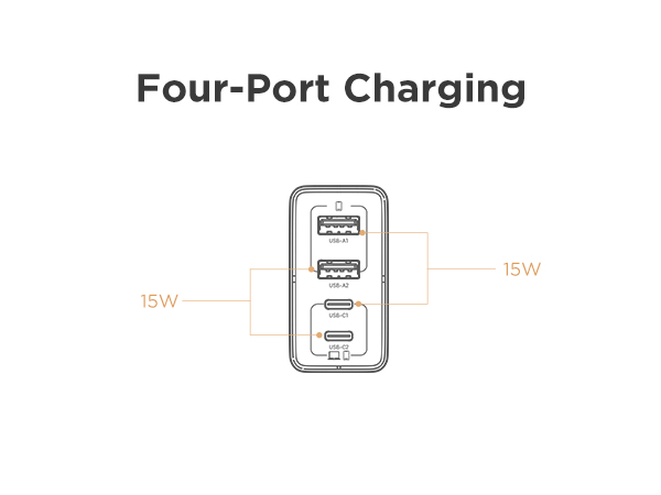 Four-Port Charging