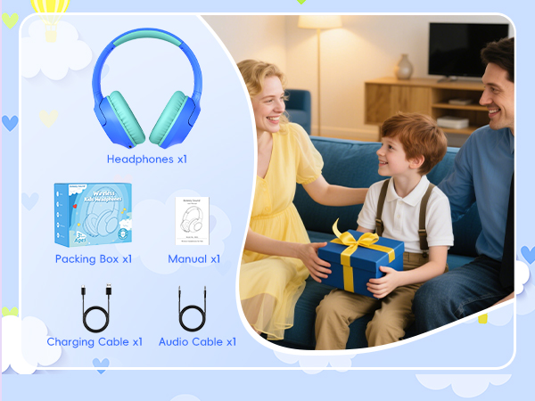 Bluetooth kids headphones