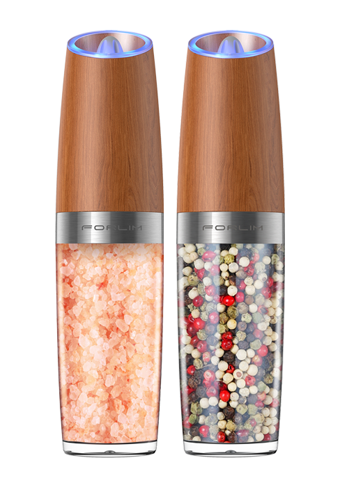 Gravity Electric Salt and Pepper Grinder Set