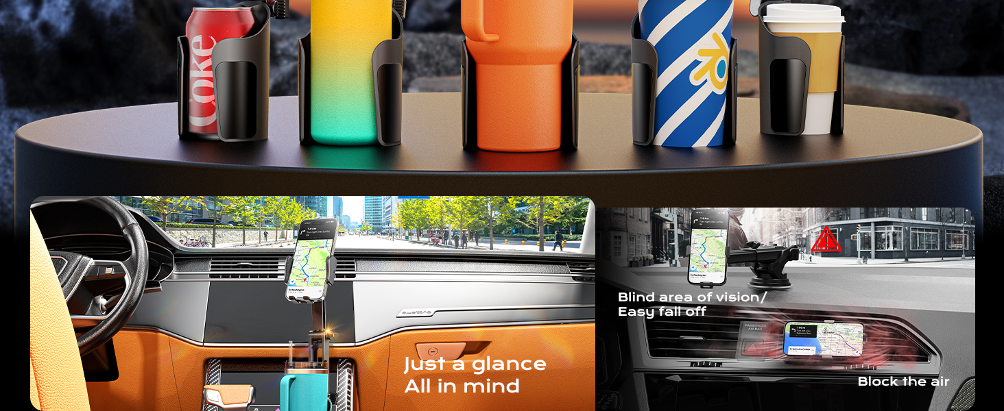 cup holder phone mount