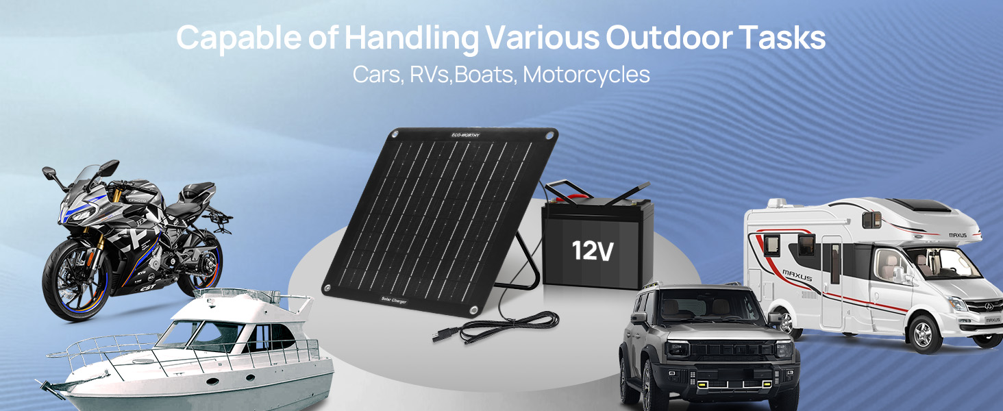 12v solar battery charger