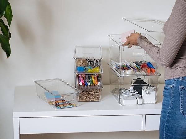 organizing water bottle plastic bag holder closet bin cleaning caddy pioneer woman accessories