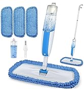 Microfiber Spray Mop for Floor Cleaning - MANGOTIME Hardwood Floor Mop Dry Wet Mop for Hardwood W...