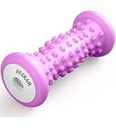 BESKAR Foot Massager Roller for Plantar Fasciitis Relief, Portable Feet Roller to Deep Tissue Mus...