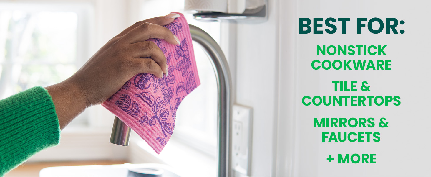 Scotch-Brite Floral Sponge Cloths