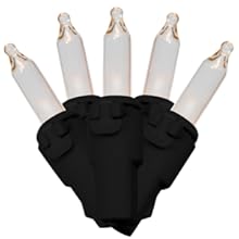 Clear, Black Wire