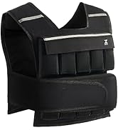 ZELUS 20lb/ 30lb/ 60lb Weighted Vest with Adjustable Weights for Exercise, Weight Vest for Men, W...