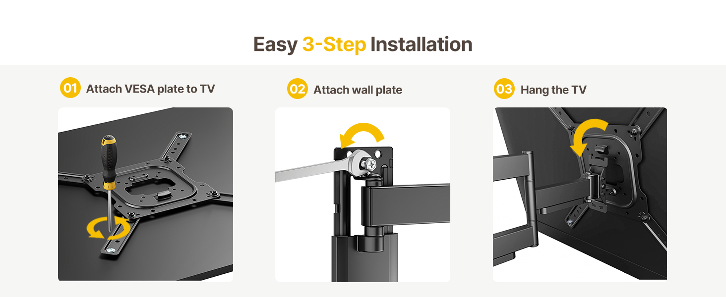 corner tv mount 55 inch