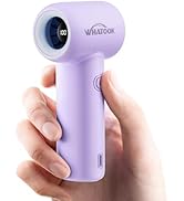 WHATOOK Mini Pocket Fan Portable Handheld Fans,3000mah Small Rechargeable Turbo Personal Fan Trav...
