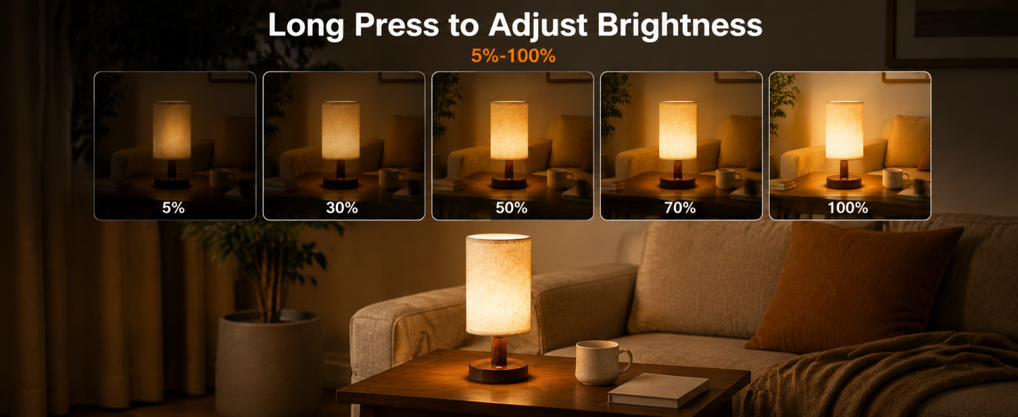 Touch-Control Stepless Dimming