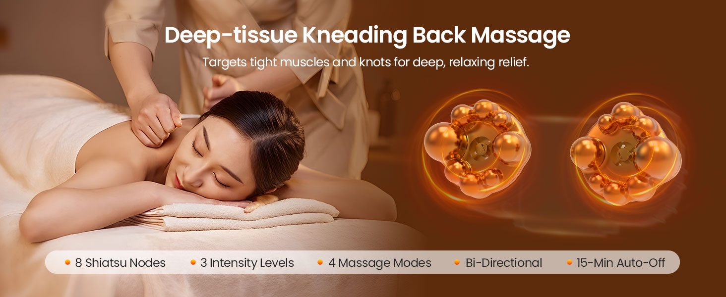 deep tissue kneading back massage