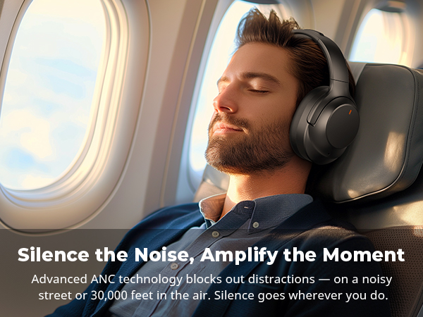 noise canceling headphones- silence the Noise, amplify the Moment