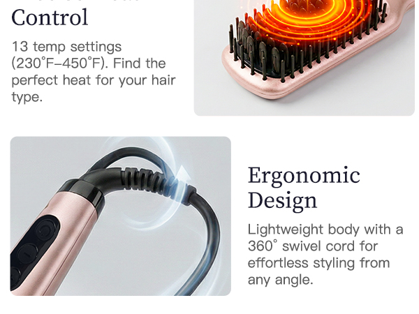 Hair Straightener Brush