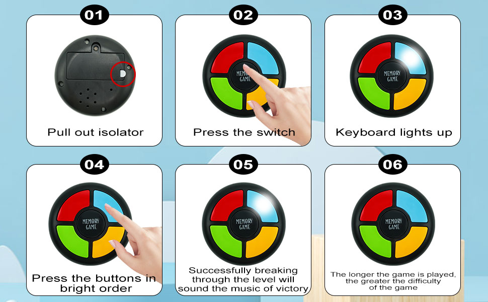 simon game; bop it game; memory game; simon says electronic game