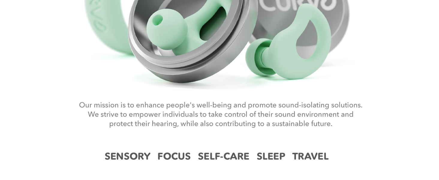 CURVD Everyday Earplug Bundle in Mint