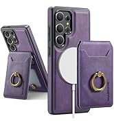 LIDEEYA for Samsung Galaxy S26 Ultra Case 2-in-1 Detachable Card Holder Style Protective Case Mag...