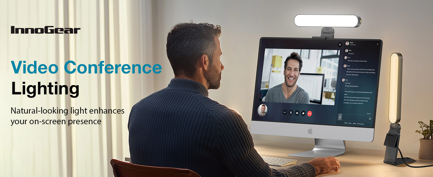 video conference light