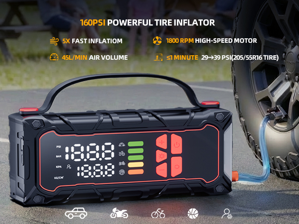 jump starter with air compressor