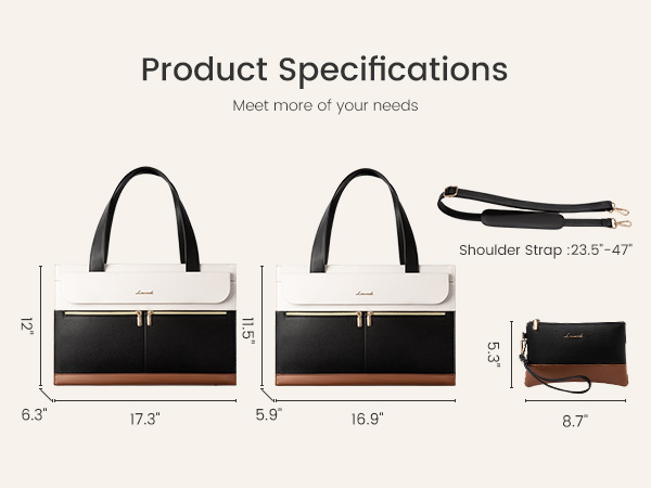 Perfectly sized tote bag for daily use, fitting your essentials without being oversized