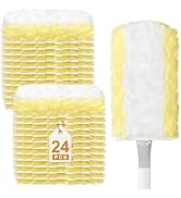 JOYMOOP Disposable Duster for Cleaning, with 1 Handles &amp; 48 Ct Blue Heavy Duty Refills for Swiffe...