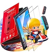 NEWDERY 2-Pack for Switch 2 Screen Protector [2025 Verision] with Auto Alignment Kit, Tempered Gl...
