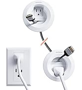 ECHOGEAR in-Wall Cable Management Kit - Includes Power &amp; Low Voltage Cable Management - Hide TV W...