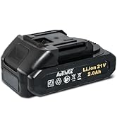 AUTIWOZ Cordless Car Polisher Battery 2.0Ah 21V, Only Compatible with W02PO64 5-Inch Random Orbit...