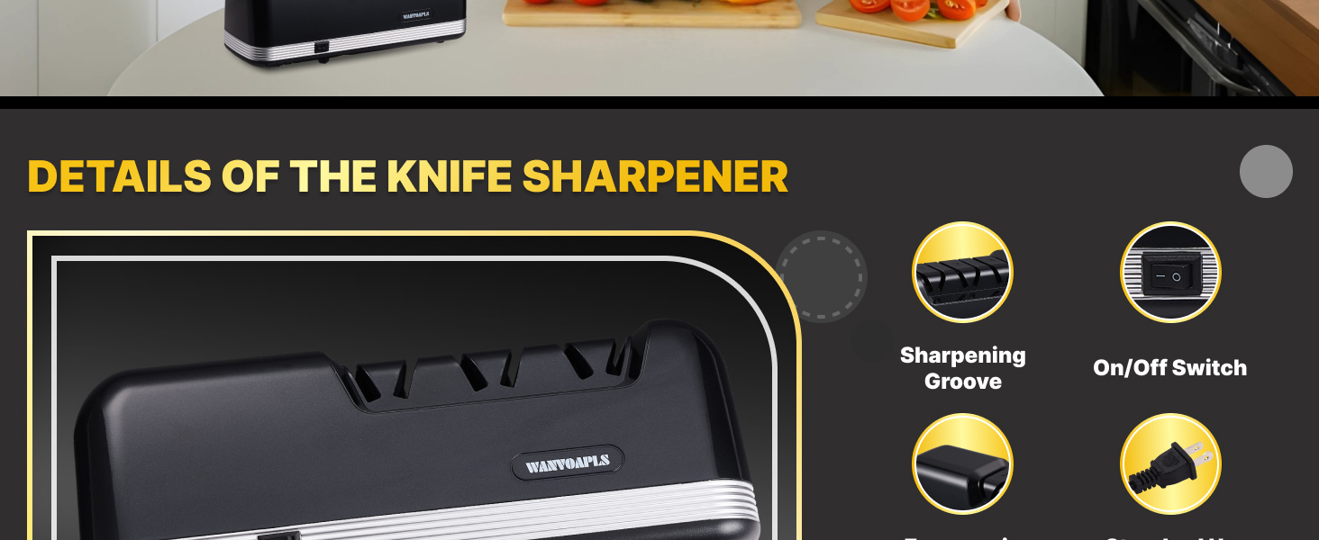  Electric Knife Sharpener