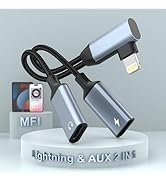 [Apple MFi Certified] iPhone Splitter for Charging and Headphone,Dual Lightning Headphone Adapter...