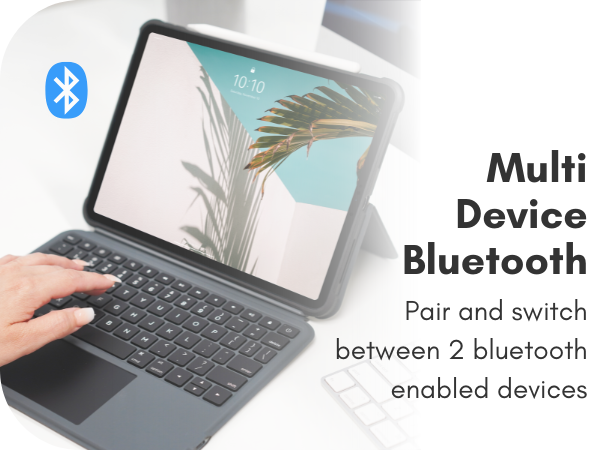 Bluetooth ipad keyboard case 11