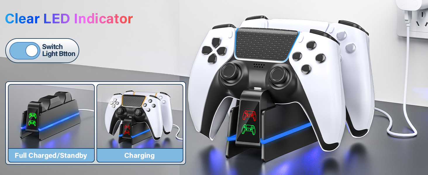 ps5 controller charging station