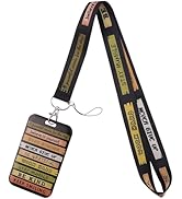 Inspirational Quotes ID Badge Holder Lanyard for ID Badge Keys Cool Keychain ID Lanyard Holder fo...