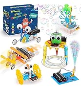 STEM Robotics Kit 6 Set Science Experiments Project Activities for Kids 6-8 8-12 Engineering Buil...