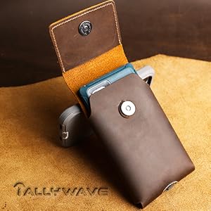 leather phone holster for belt