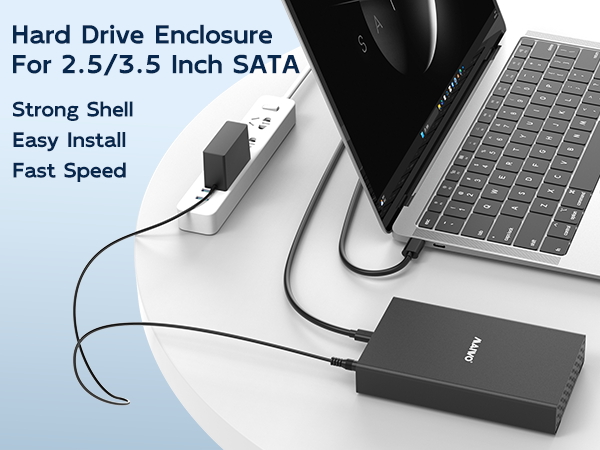 MAIWO External Hard Drive Enclosure for 2.5 3.5 inch SATA HDD SSD