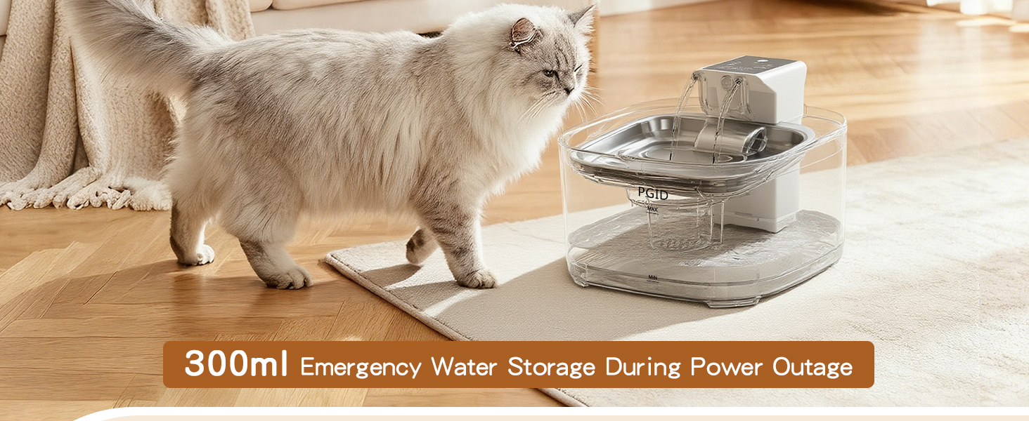 300ml Emergency Water Storage During Power Outage.