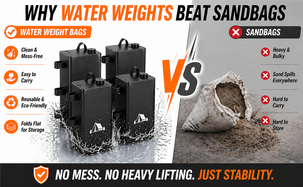 water weights fpr canopy tent legs