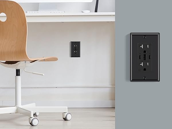 We offers standard wall plates engineered to U.S.