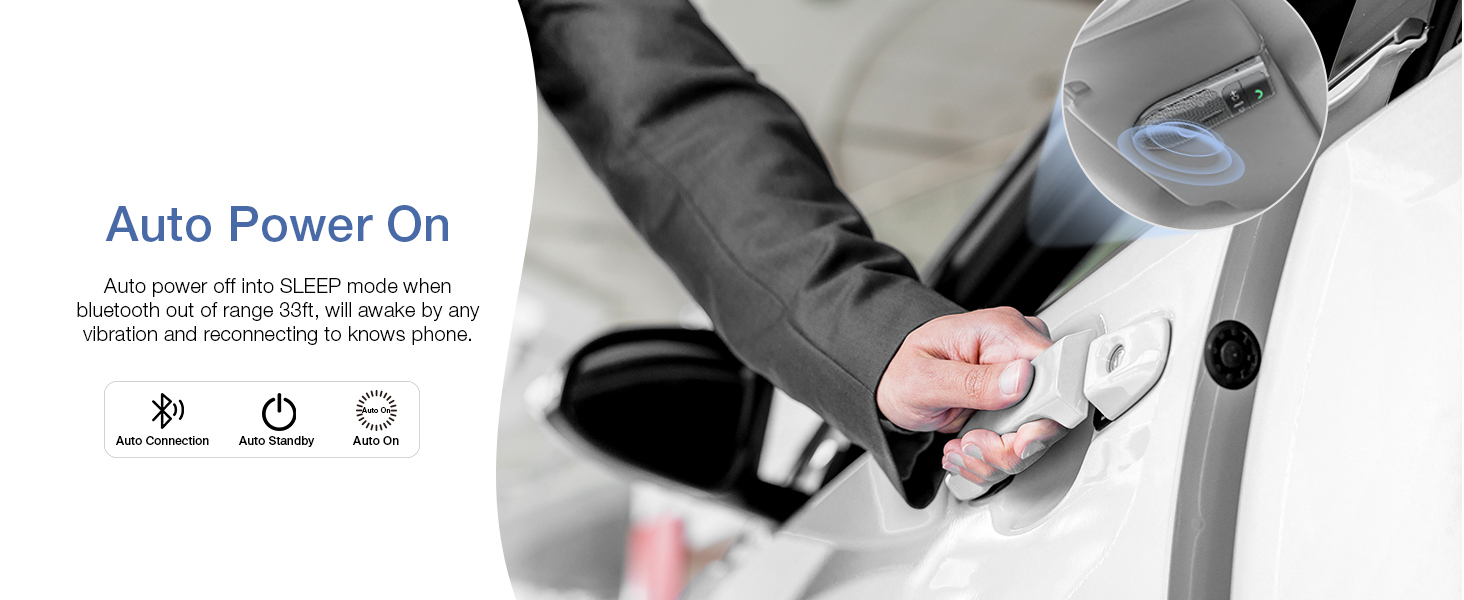 Text reads 'Auto Power On'. Technical interface or setup screen showing power settings with animated character illustration.