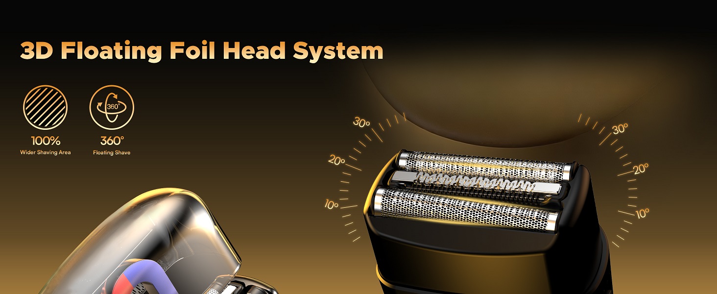 3D Floating Shaving Head