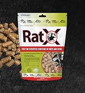 EcoClear Products 620100-6D RatX All-Natural Non-Toxic Humane Rat and Mouse Rodenticide Pellets, ...
